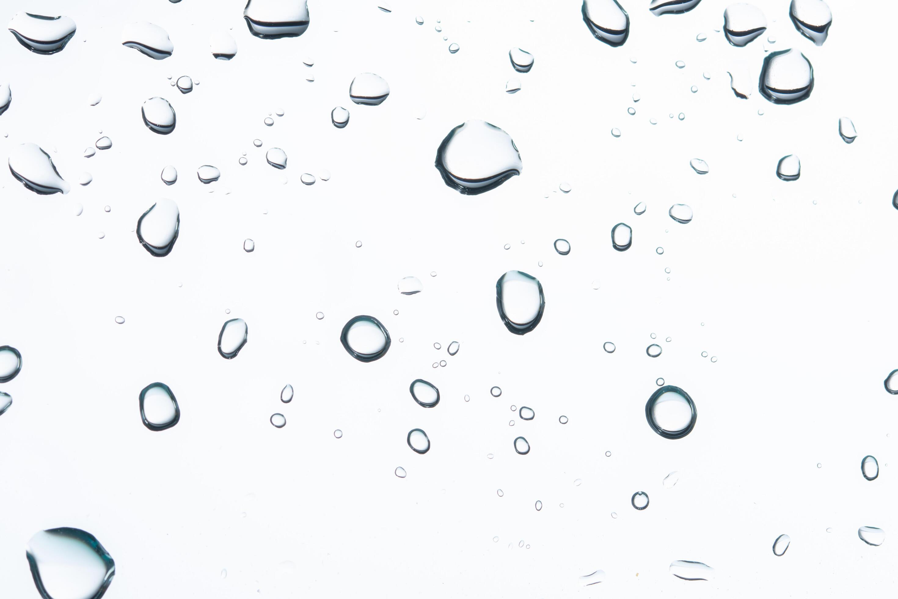 Water droplets on white background 1397104 Stock Photo at Vecteezy