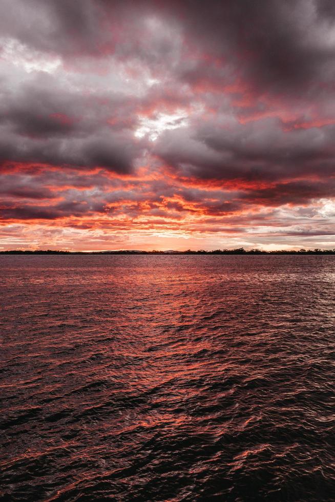 Photo of sea during dawn