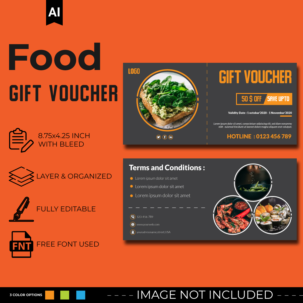 Food Voucher Vector Art, Icons, and Graphics for Free Download