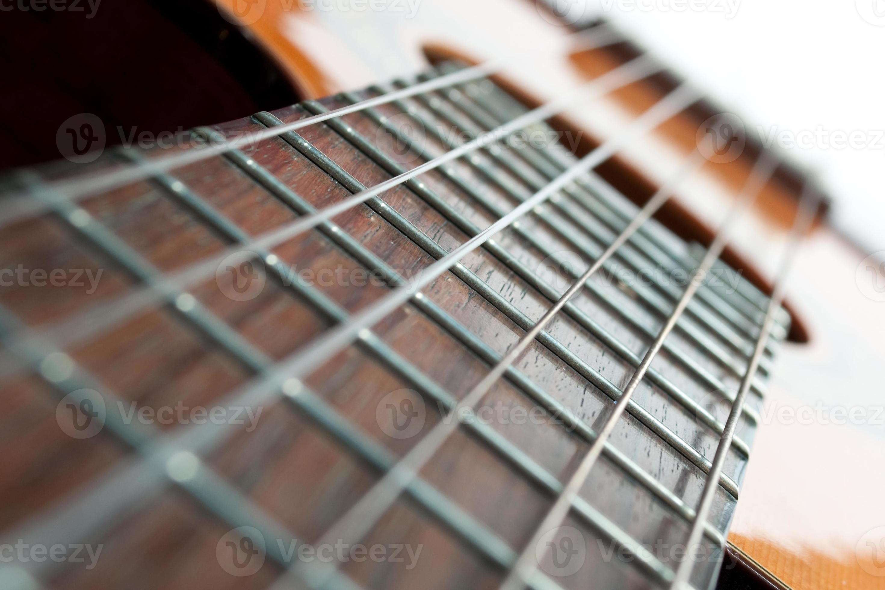 Guitar frets and strings 1398481 Stock Photo at Vecteezy