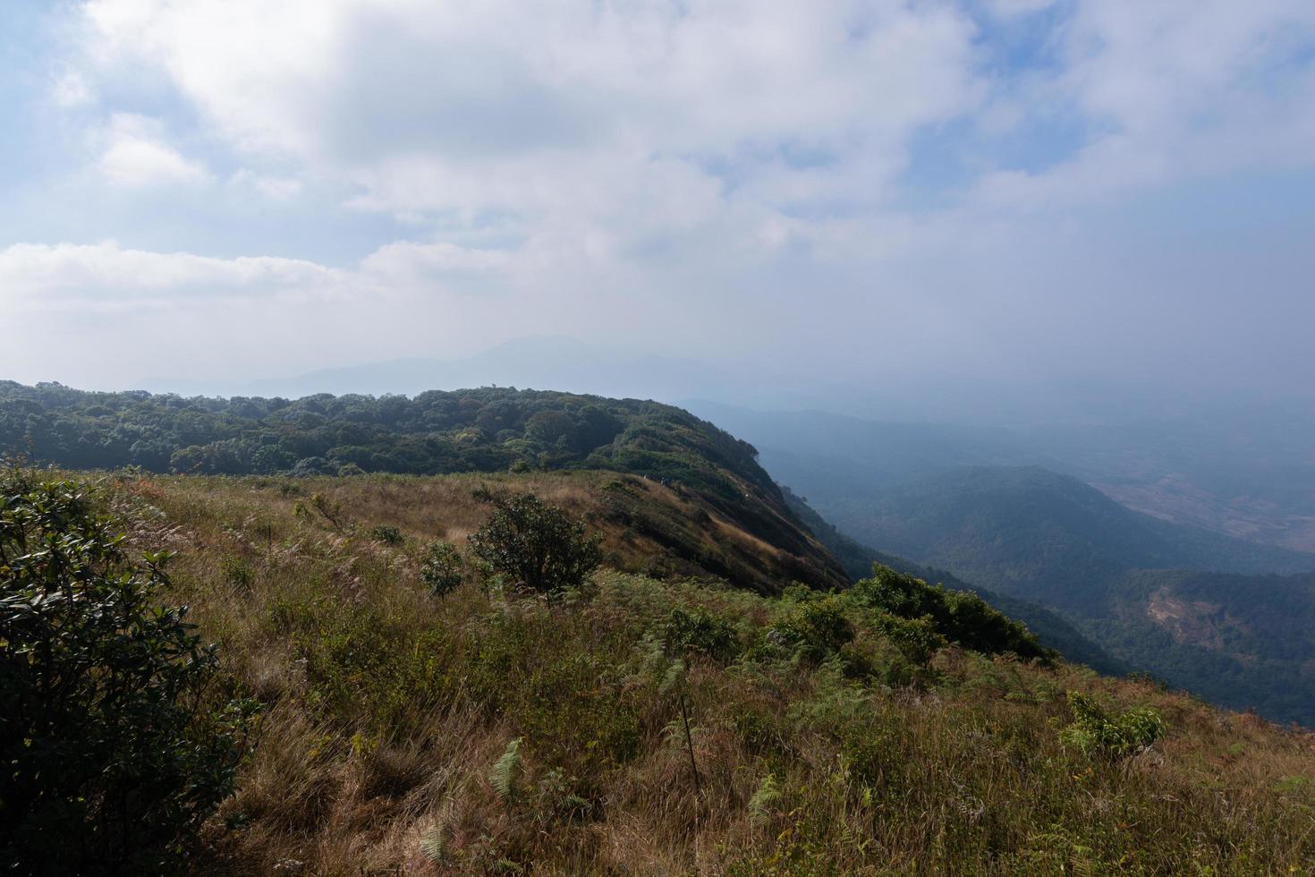 Landscape at Kew Mae Pan, Thailand photo