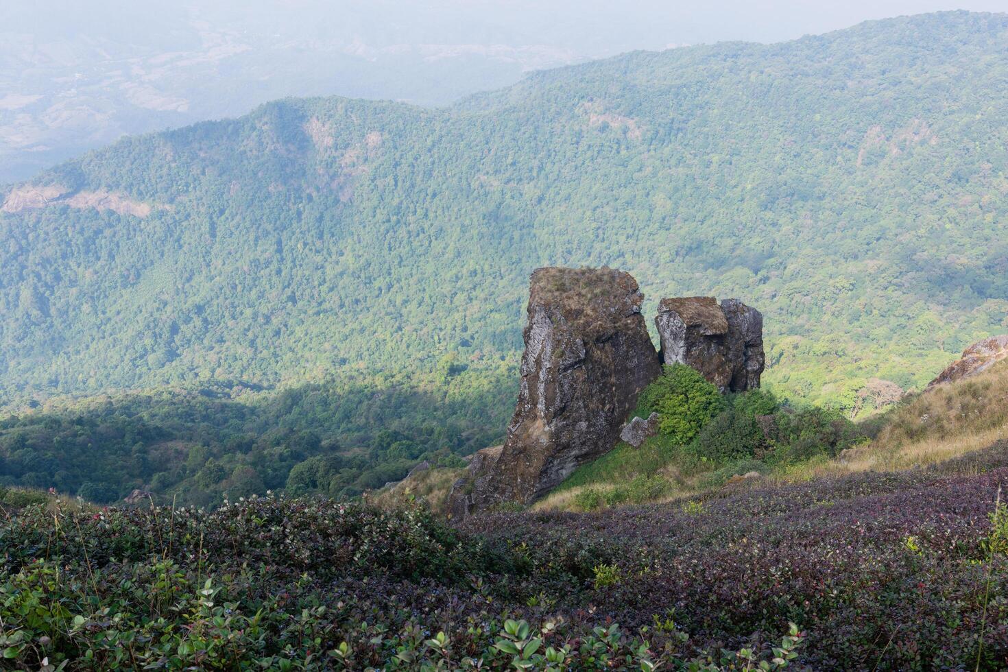 paisaje en kew mae pan, tailandia foto