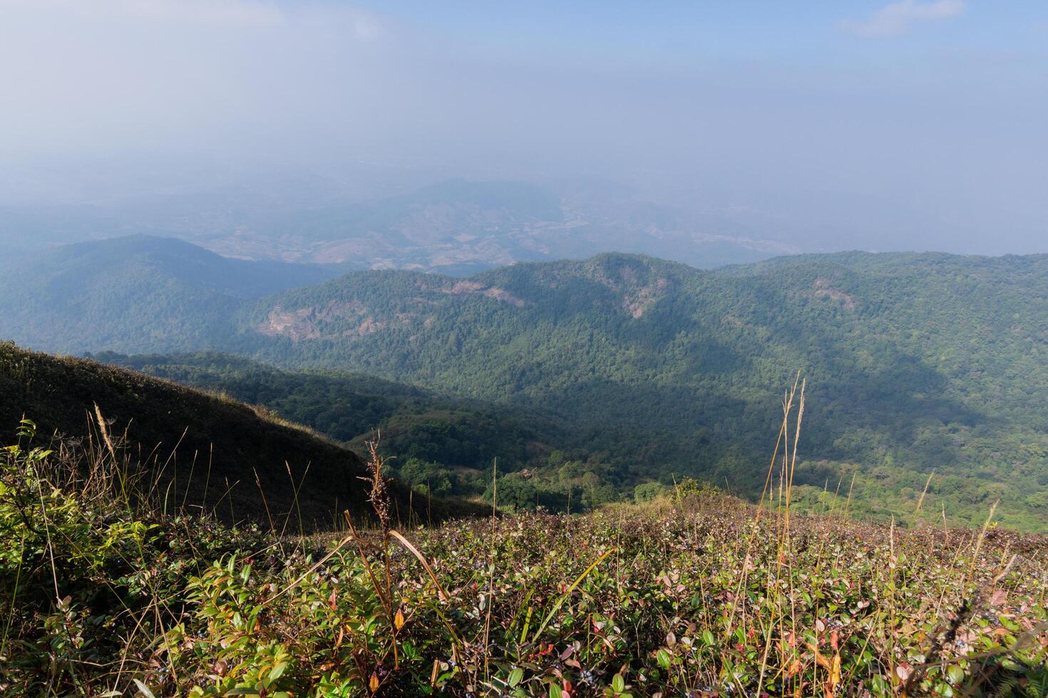 Landscape at Kew Mae Pan, Thailand photo