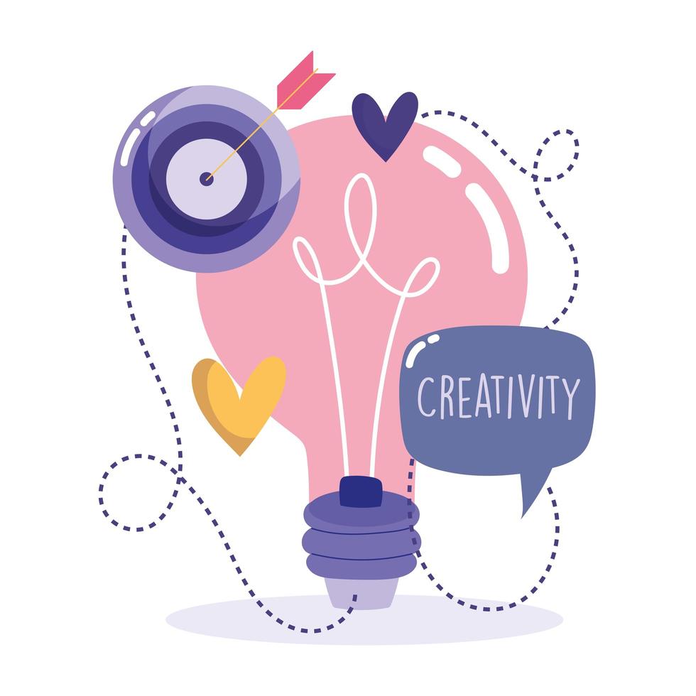 Creativity and technology concept vector