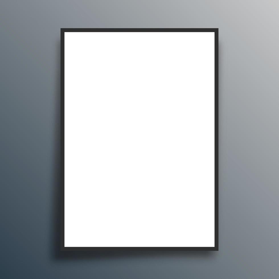 Blank background template vector