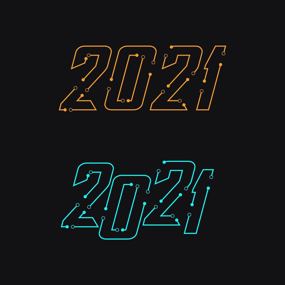 2021 connect the lines set vector