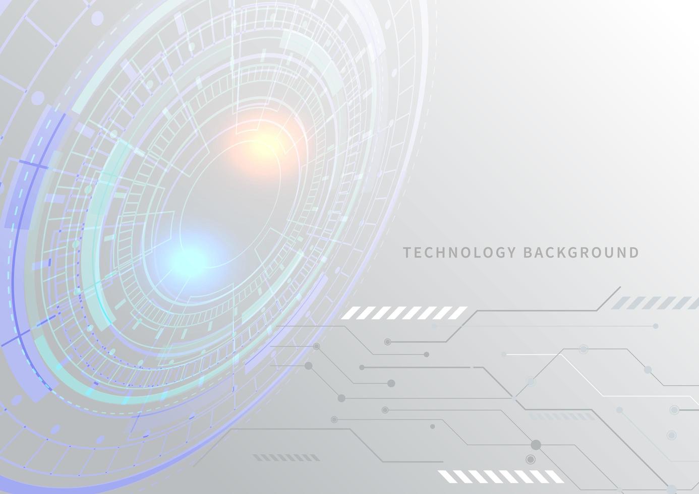 Abstract technologic and futuristic background vector