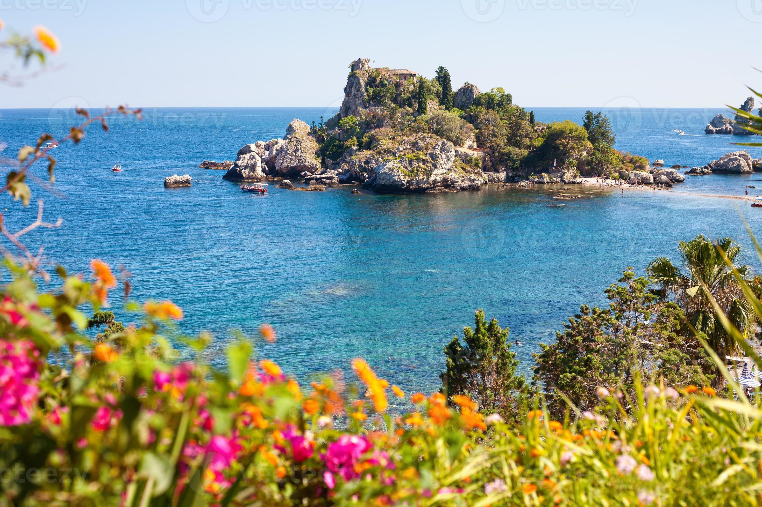 Isola Bella in Taormina 1403413 Stock Photo at Vecteezy