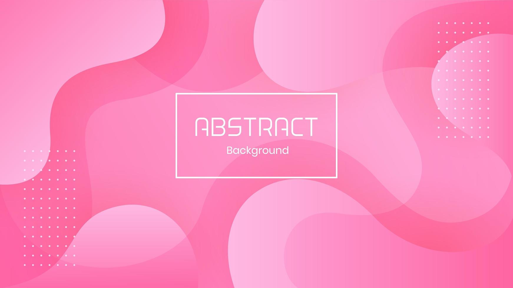 3D Dynamic Pink Gradient Abstract Background vector