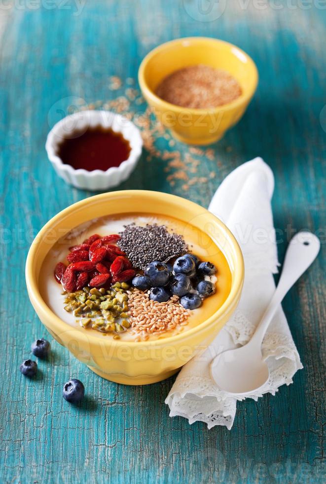 Healthy breakfast bowl photo