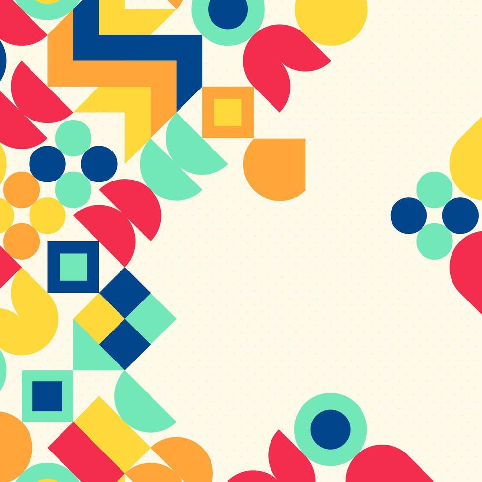 Colourful modern abstract background design vector