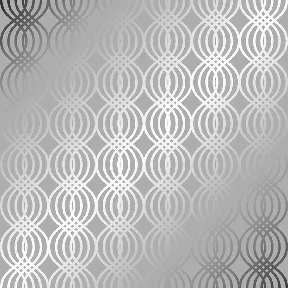 Decorative silver pattern background vector