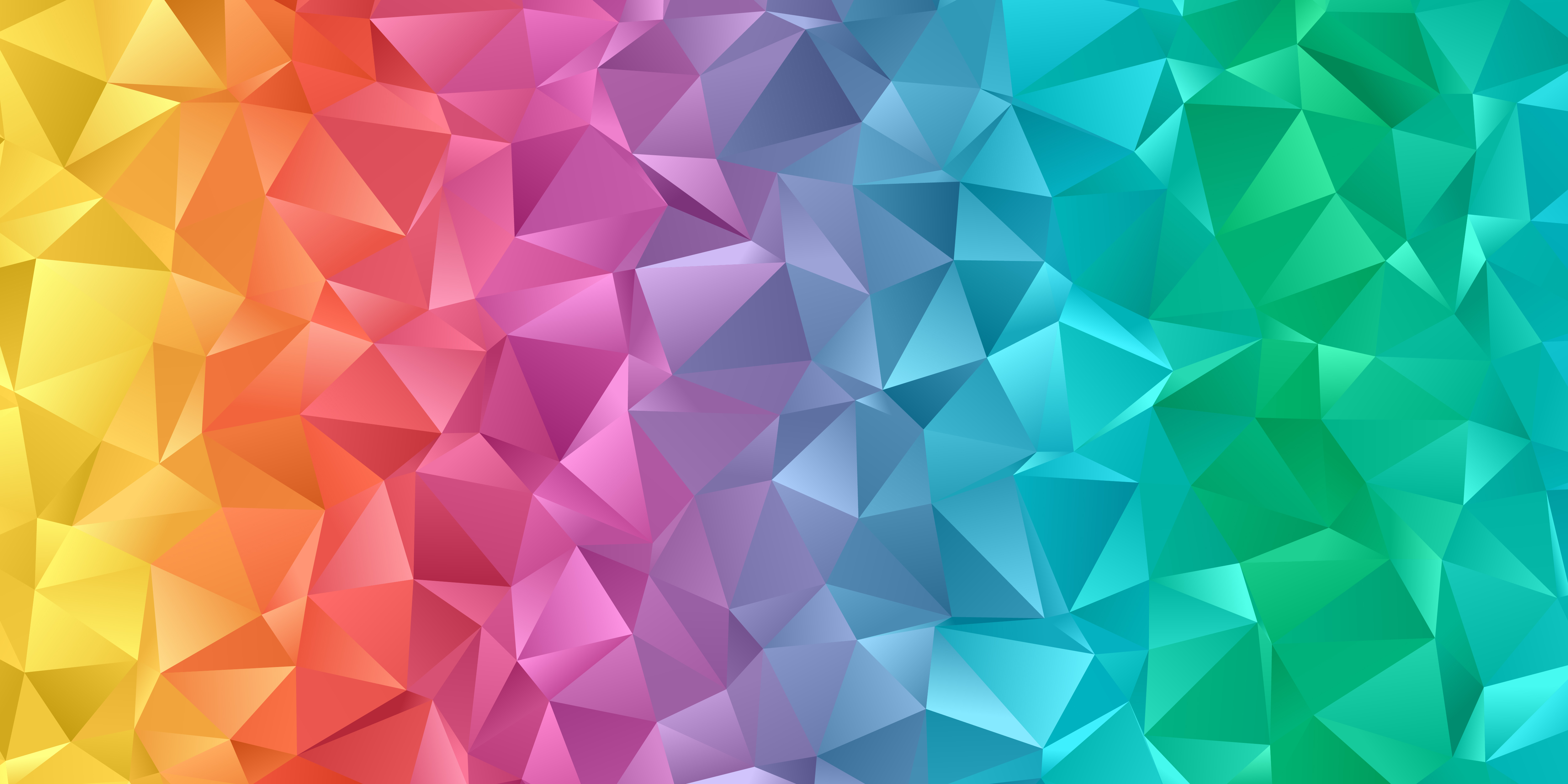 Rainbow colored low poly banner 1409254 Vector Art at Vecteezy