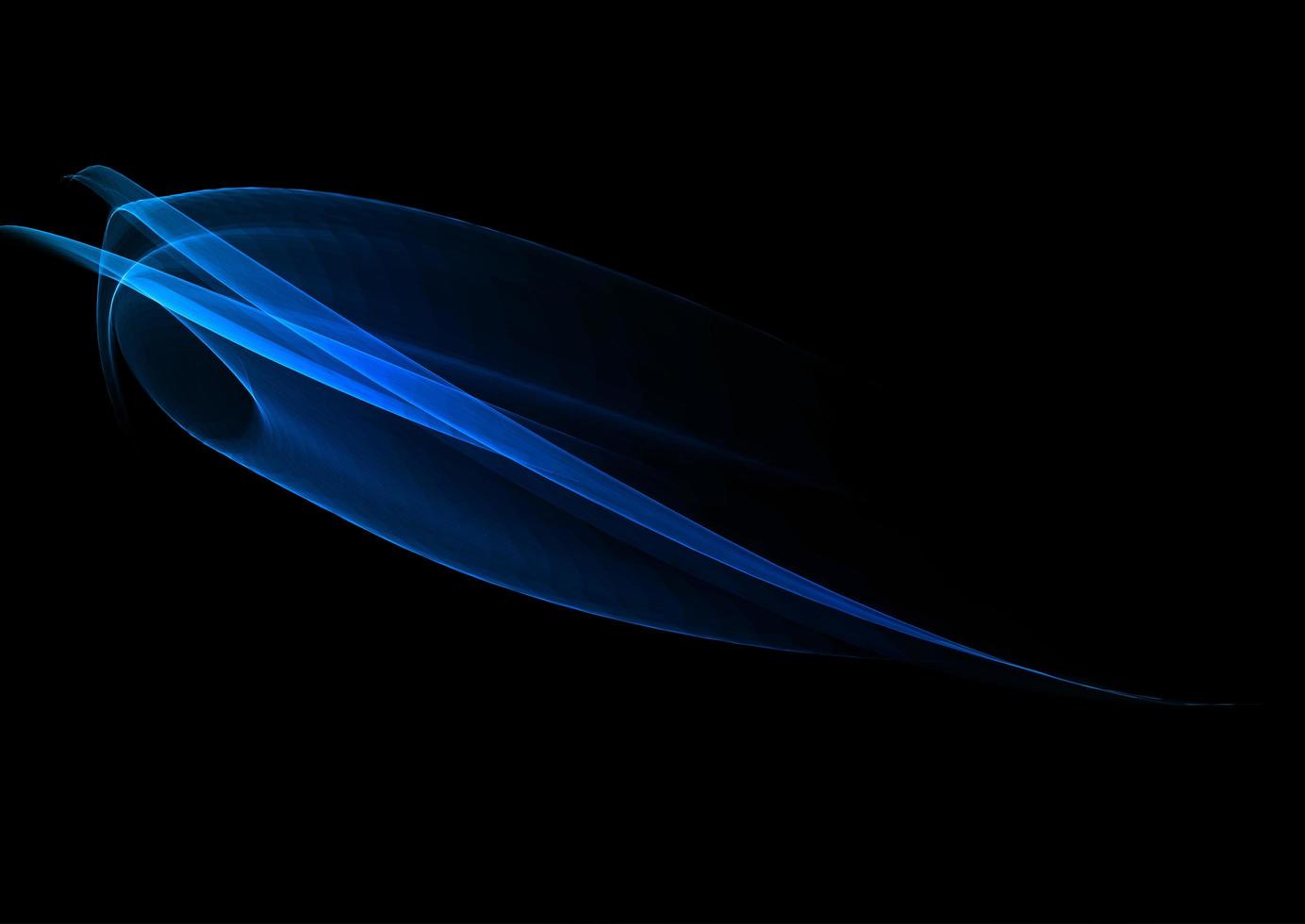 Abstract blue flow background vector