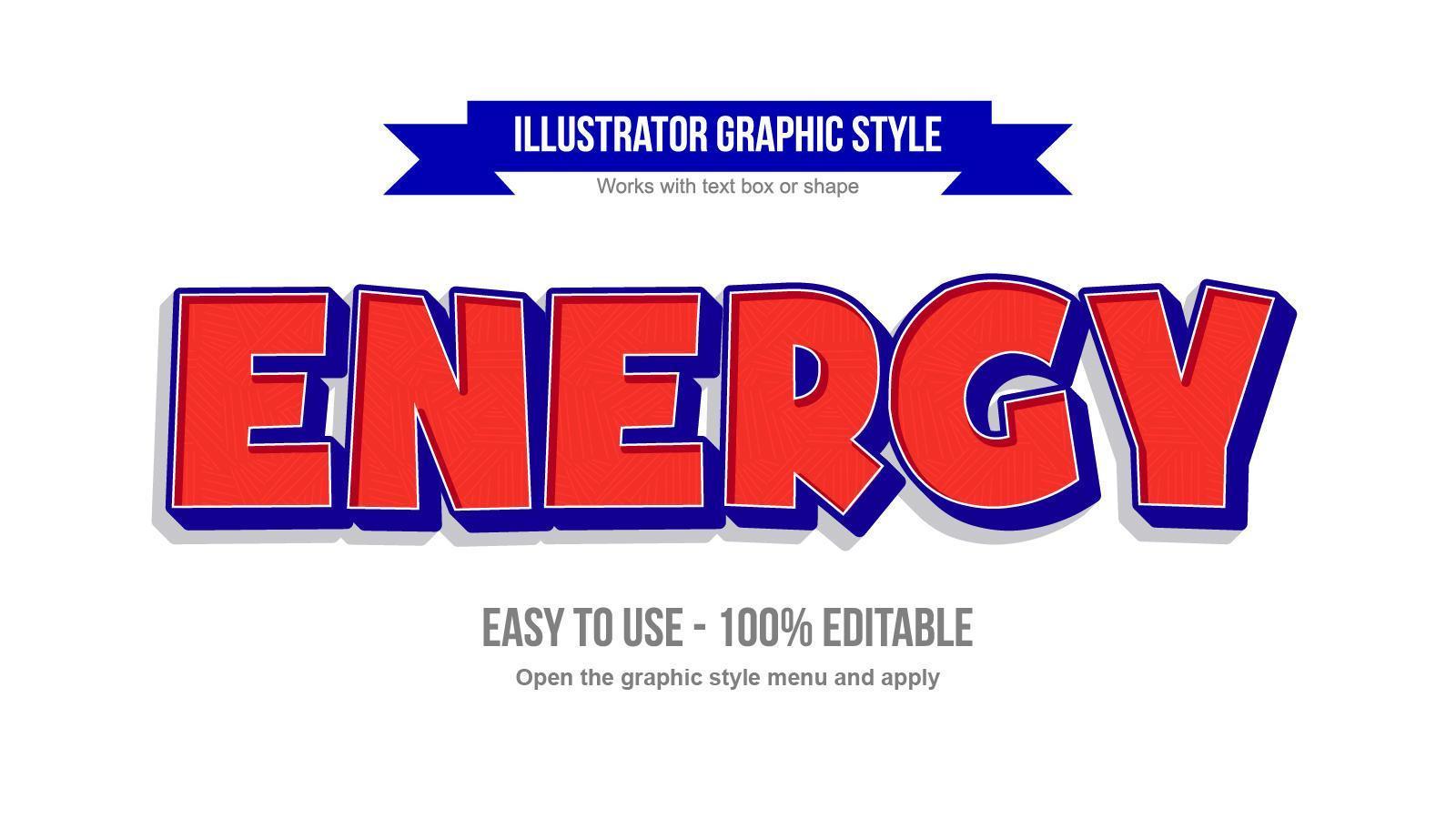 Red and Blue Bold Uppercase Cartoon Text Style vector