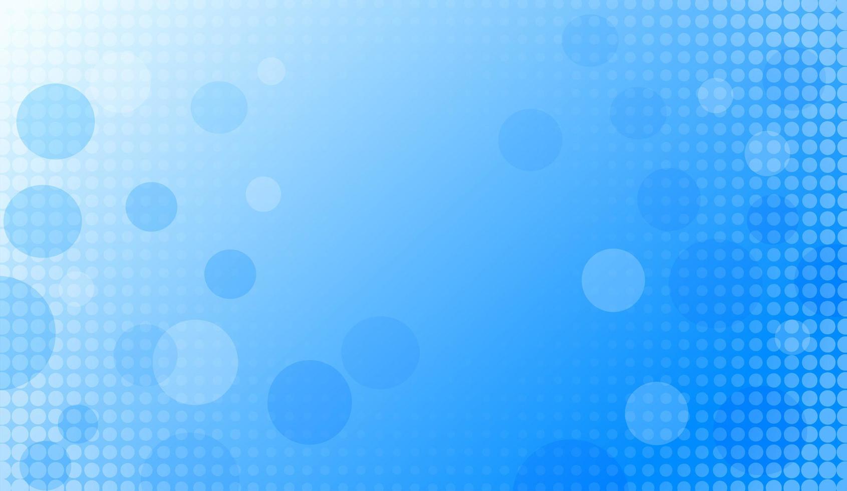 Abstract blue circle halftone background vector