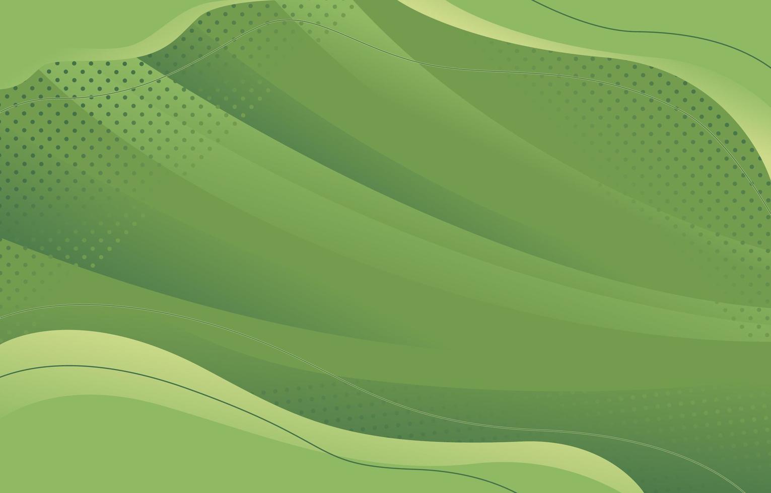 Monochrome Modern Green Wave Background vector