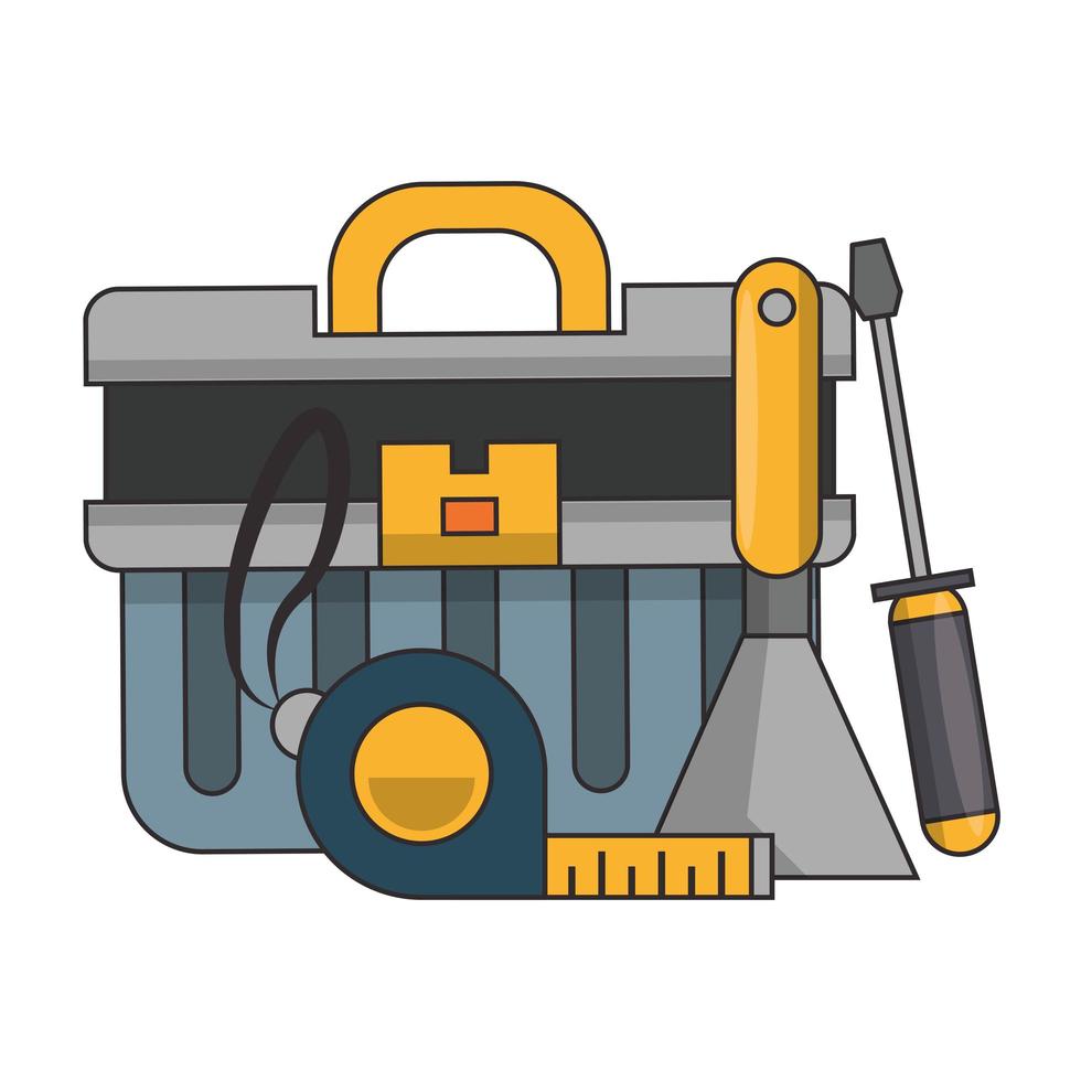 Tools set collection workshop items vector