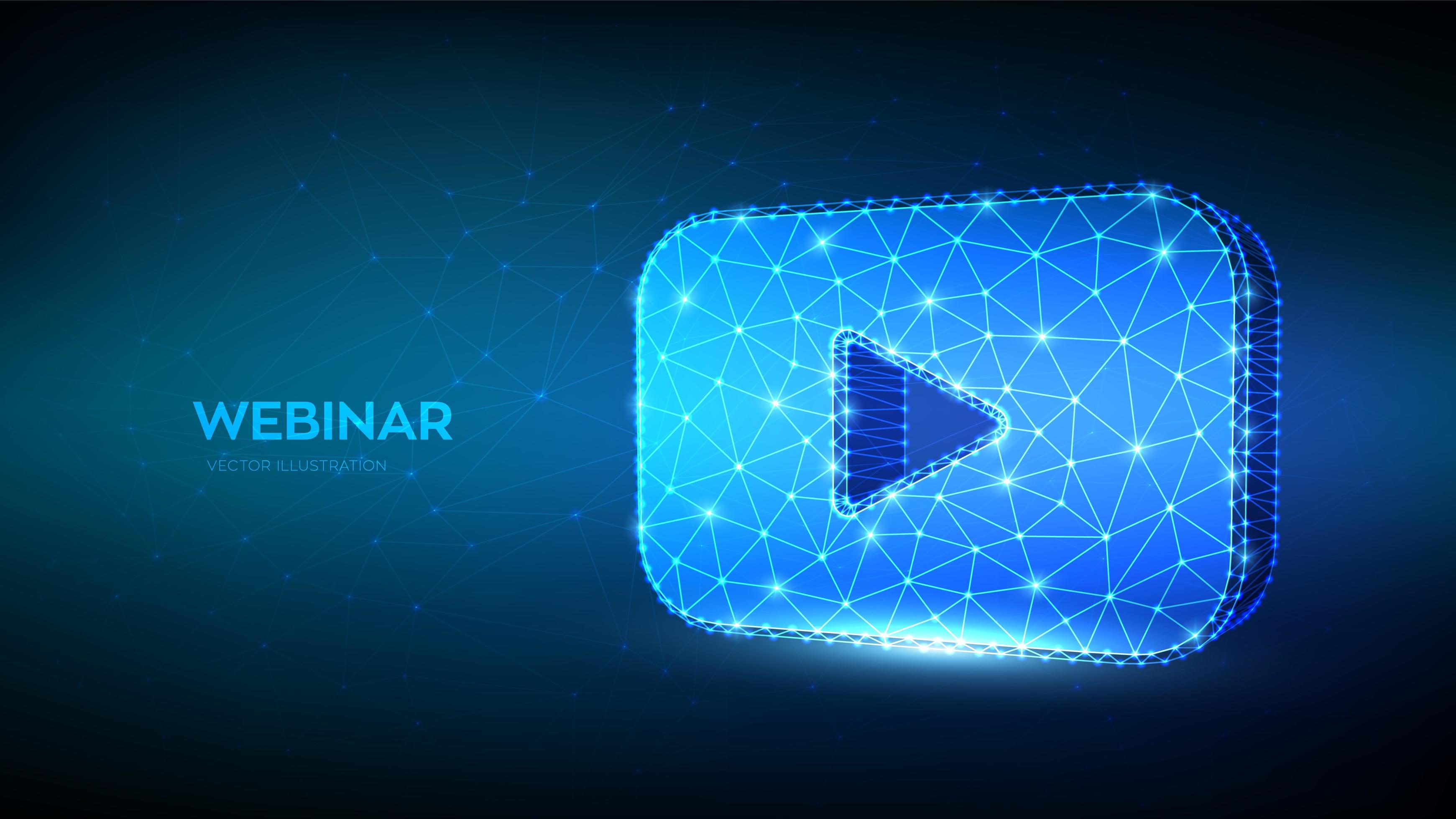 Webinar futuristic banner 1410874 Vector Art at Vecteezy
