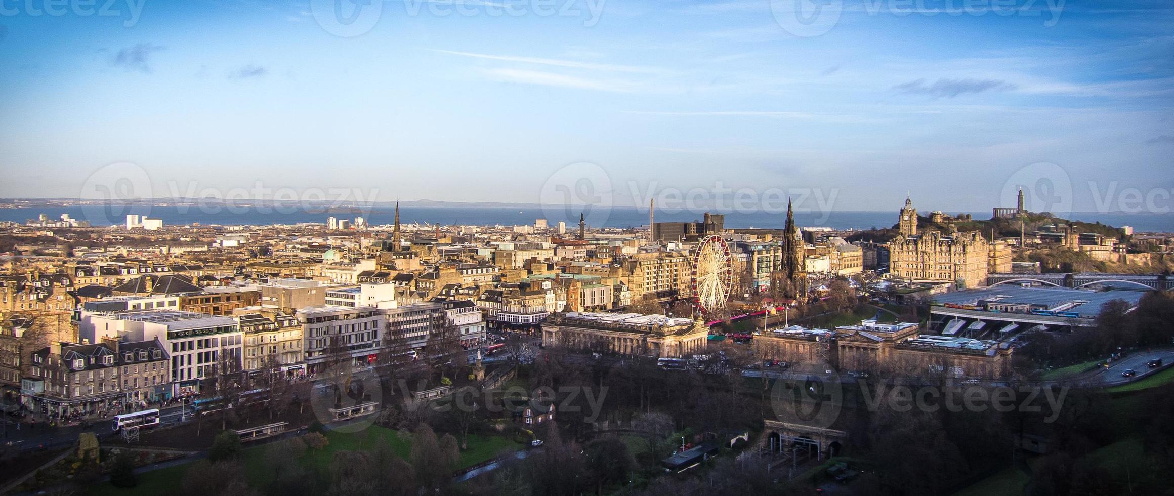 View of Edinburgh Skyline from the Castle photo