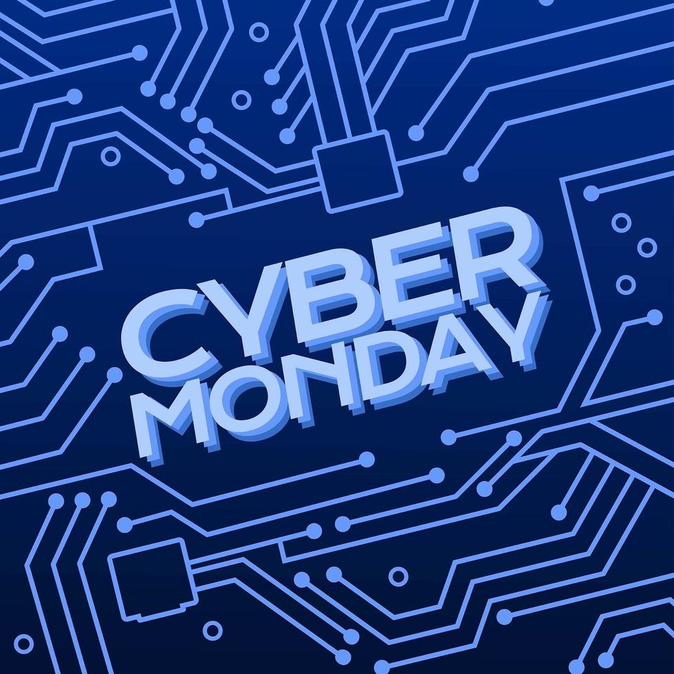 Cyber Monday Background 1411897 Vector Art at Vecteezy