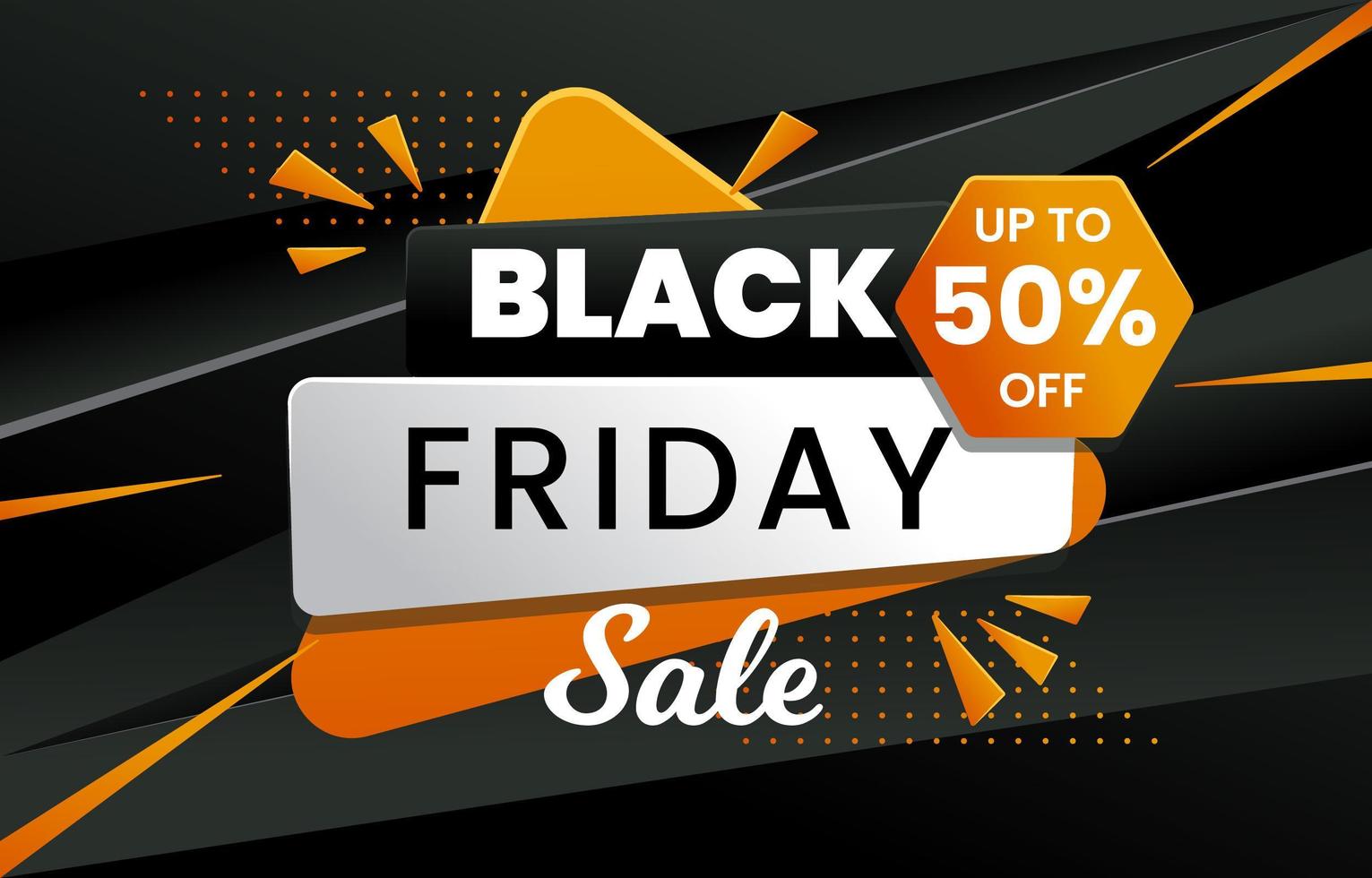 Black Friday Sale Background vector