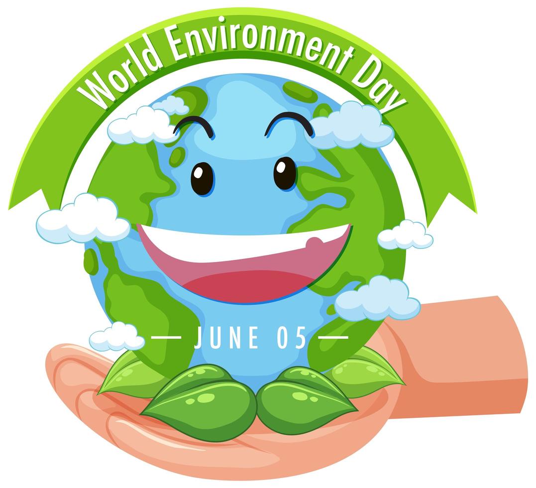 World environment day icon vector