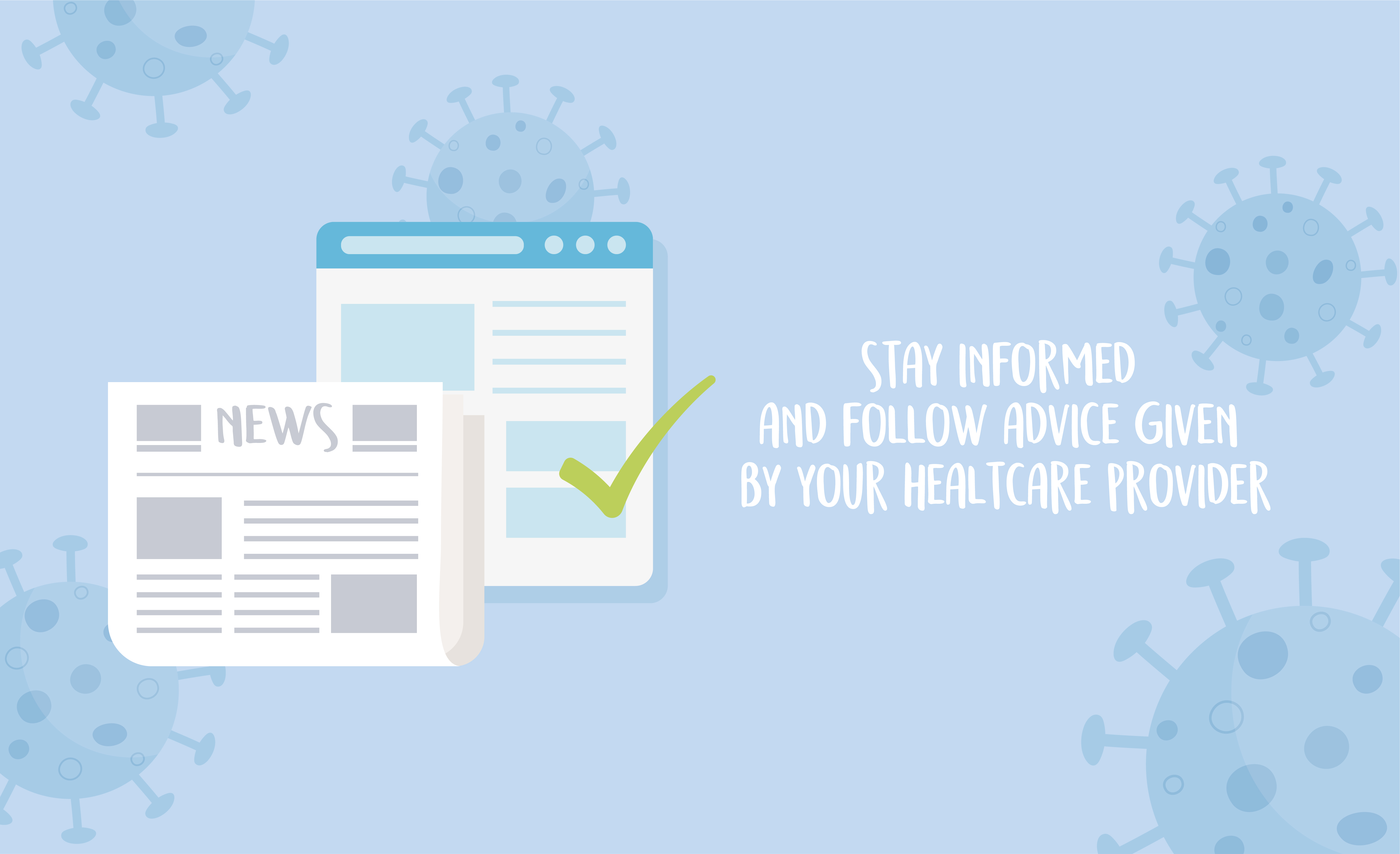 With the following advice. With the following advice