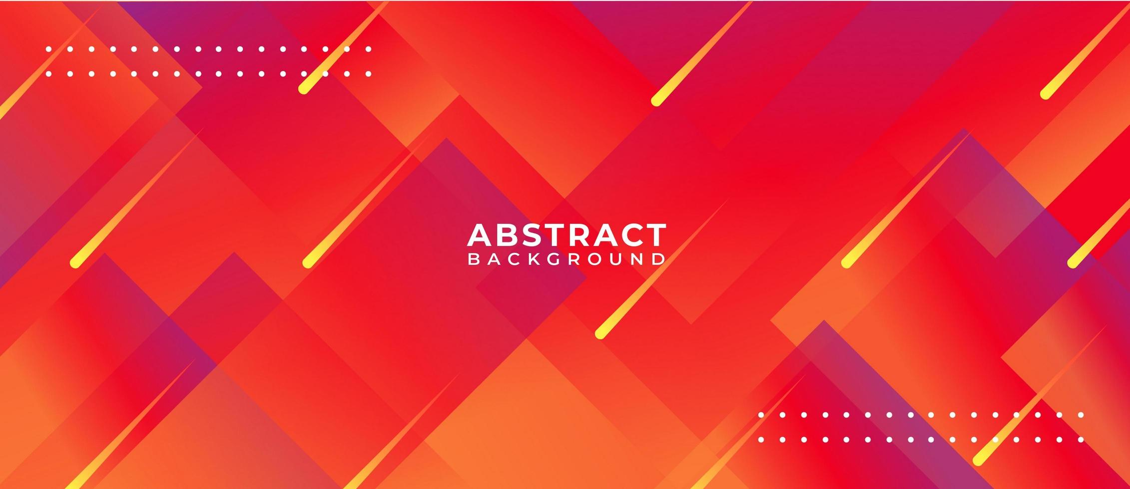 Bright Red Multicolor Geometric Shape Abstract Background vector