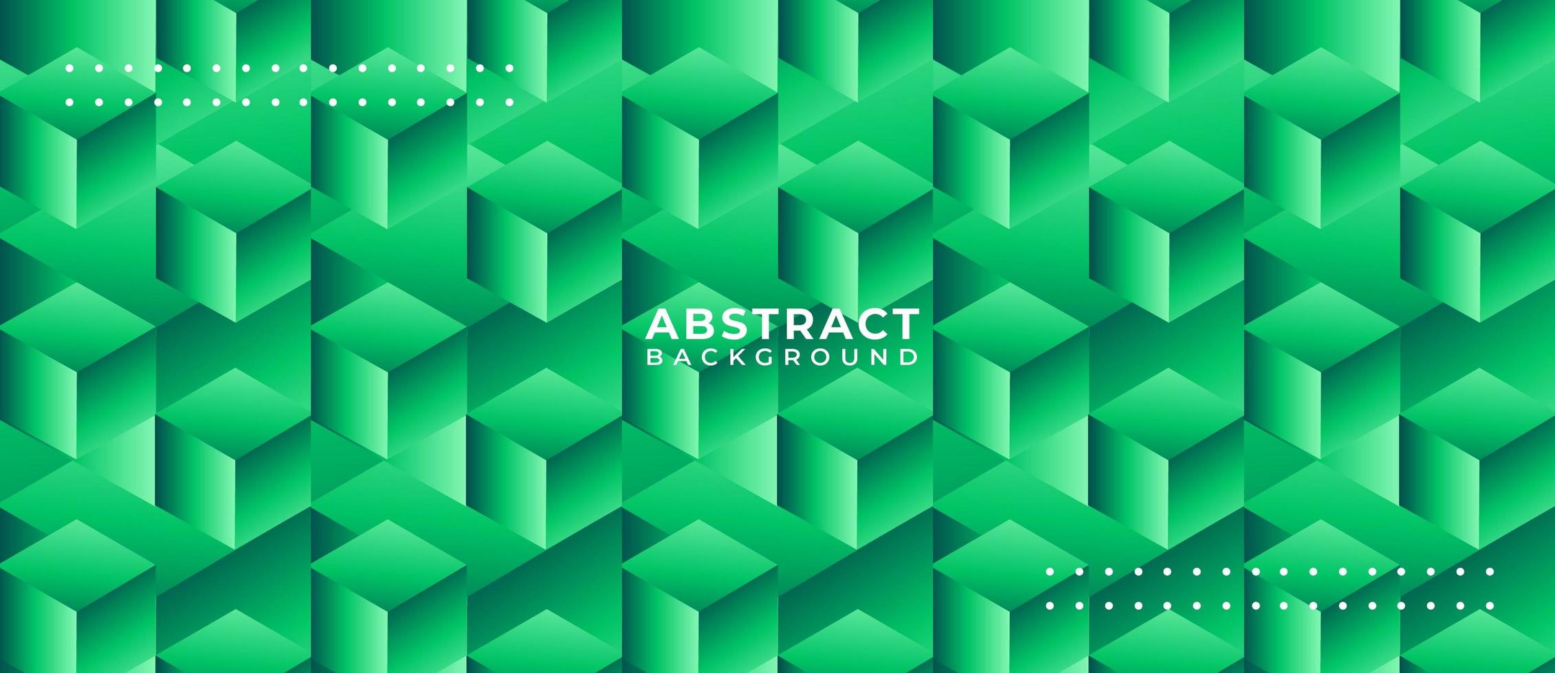 Geometric Green Box Shape Abstract Background 1416721 Vector Art at
