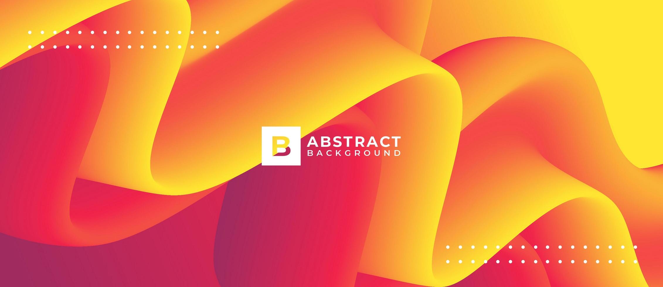 Gradient Neon 3D Wave Geometric Shape Background vector