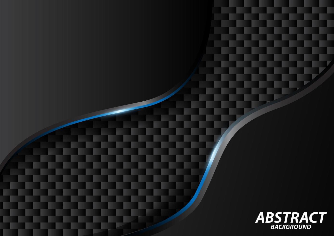 Abstract background with dark and blue light vector