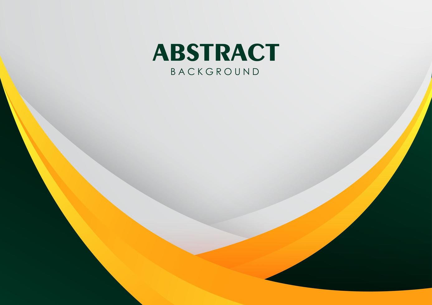 Abstract background with green and yellow vector