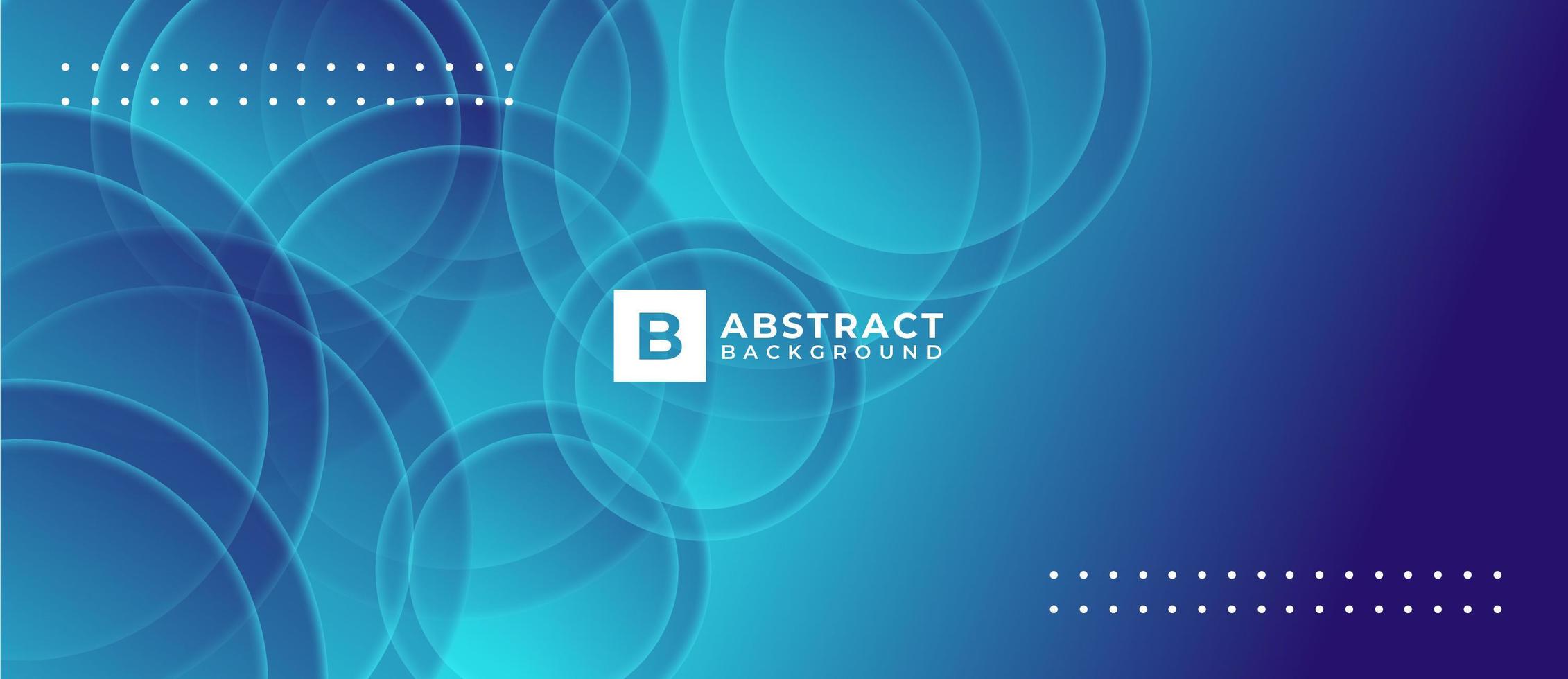 Blue Ring Multicolor Geometric Abstract Background vector