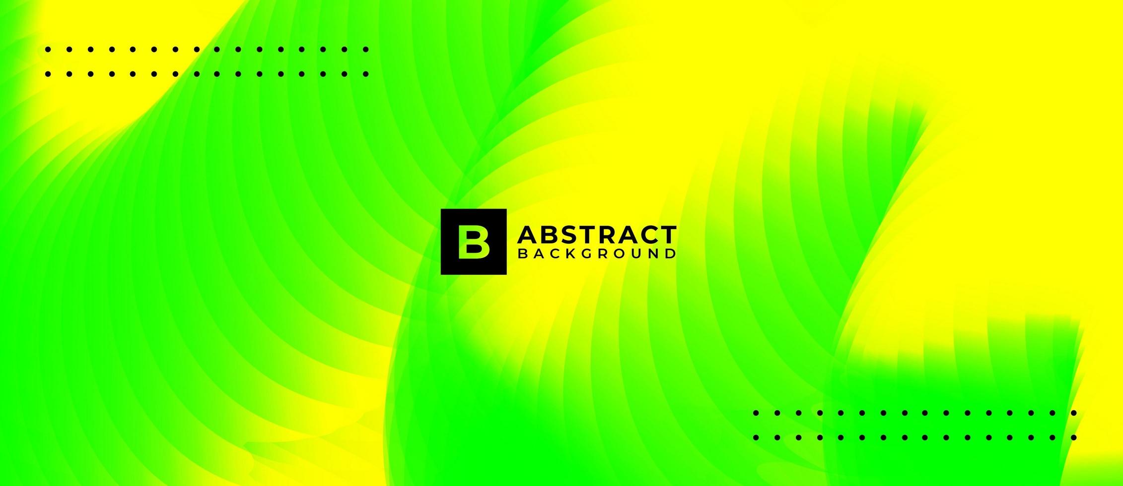 Neon Green Yellow Multicolor Wave Abstract Background 1417916 Vector