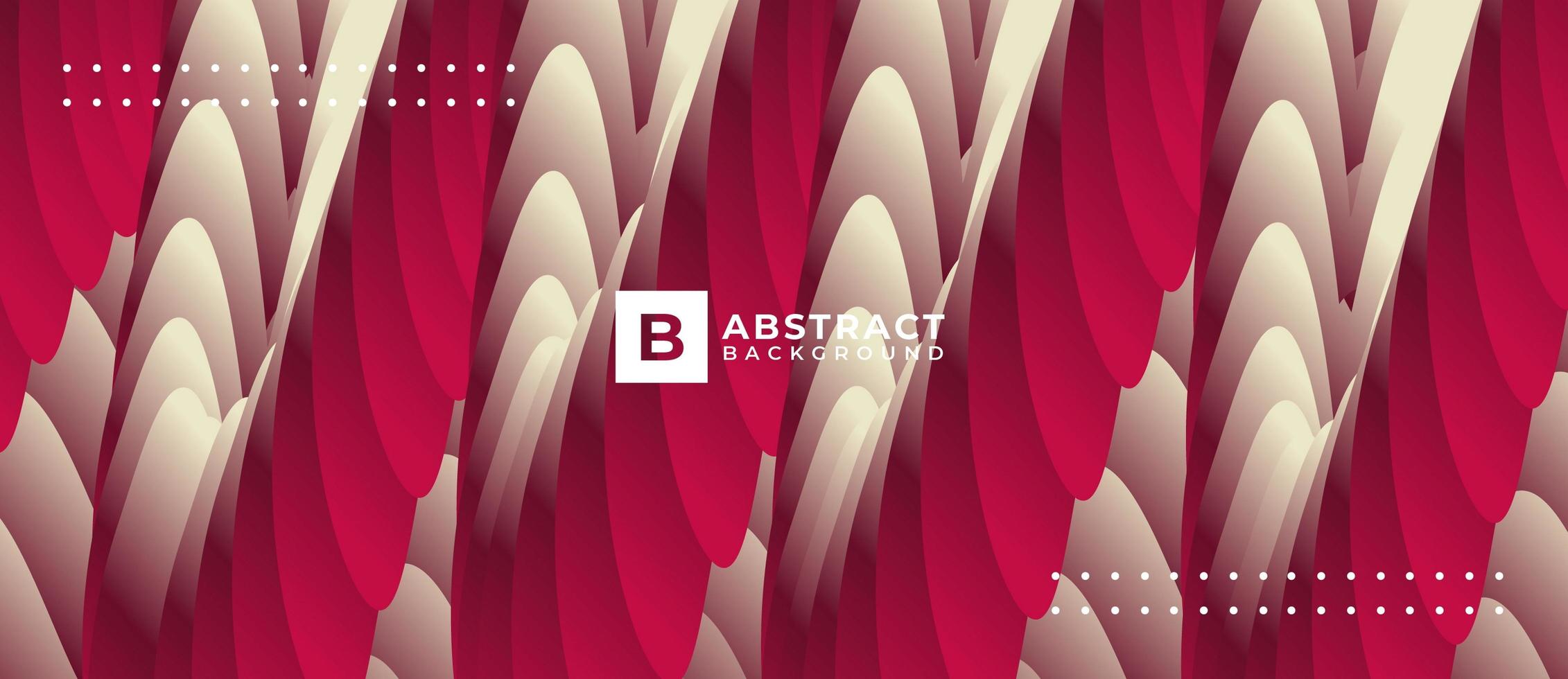 Abstract White Red Wave Abstract Background vector