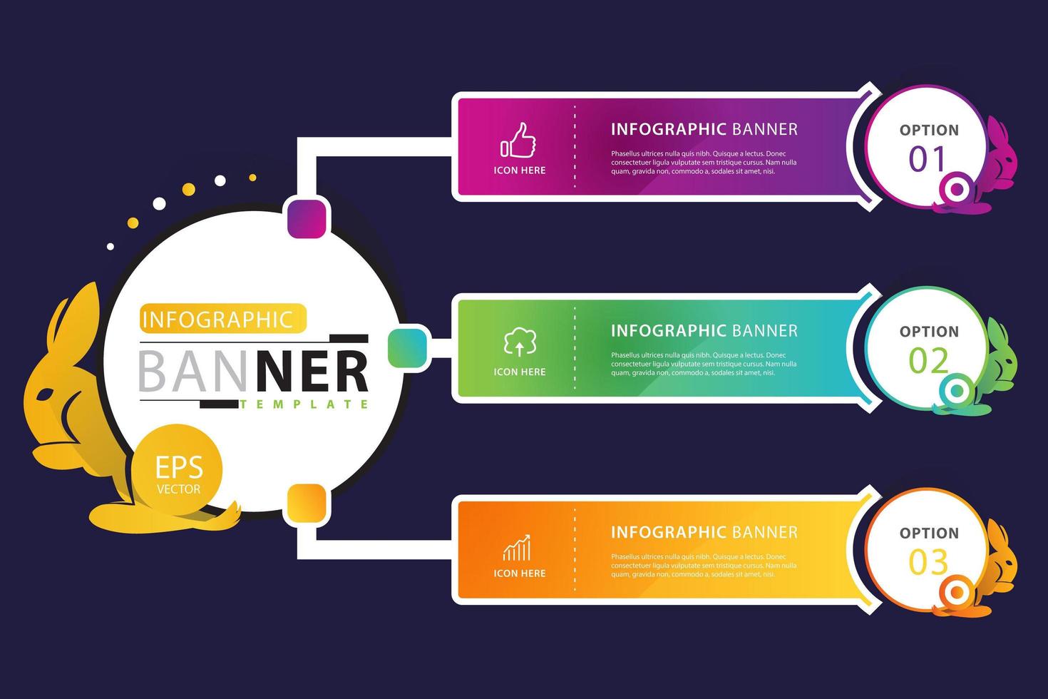 Elegant banner template vector