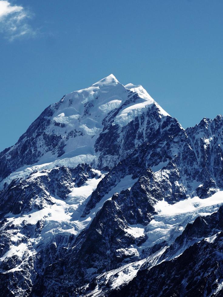 Mount Cook glacier in New Zealand photo