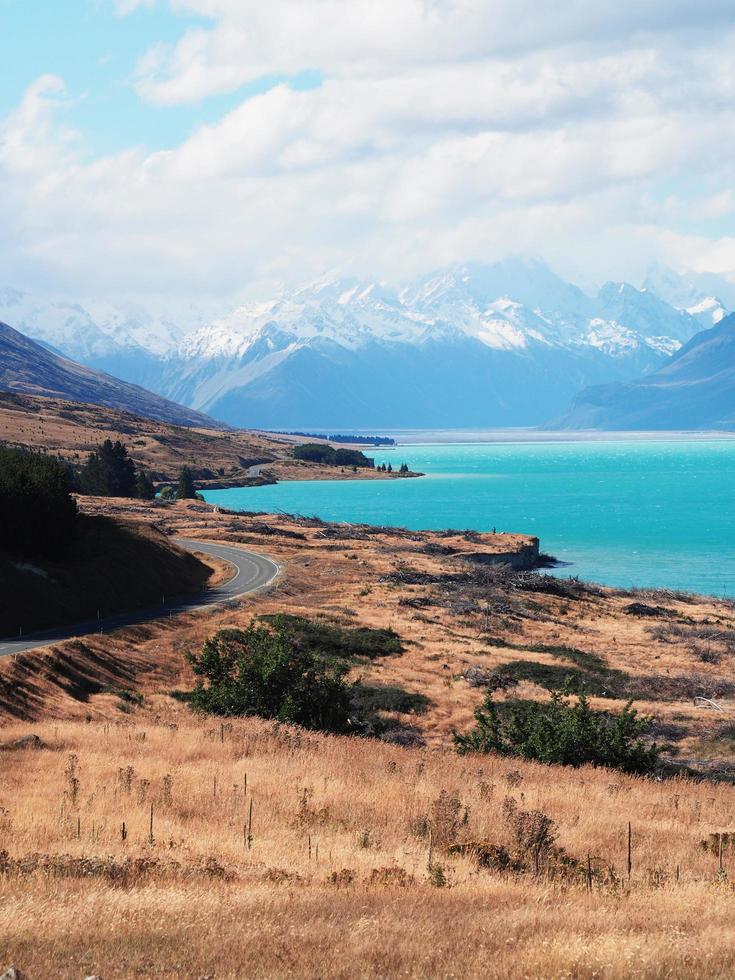 Road near the ocean photo