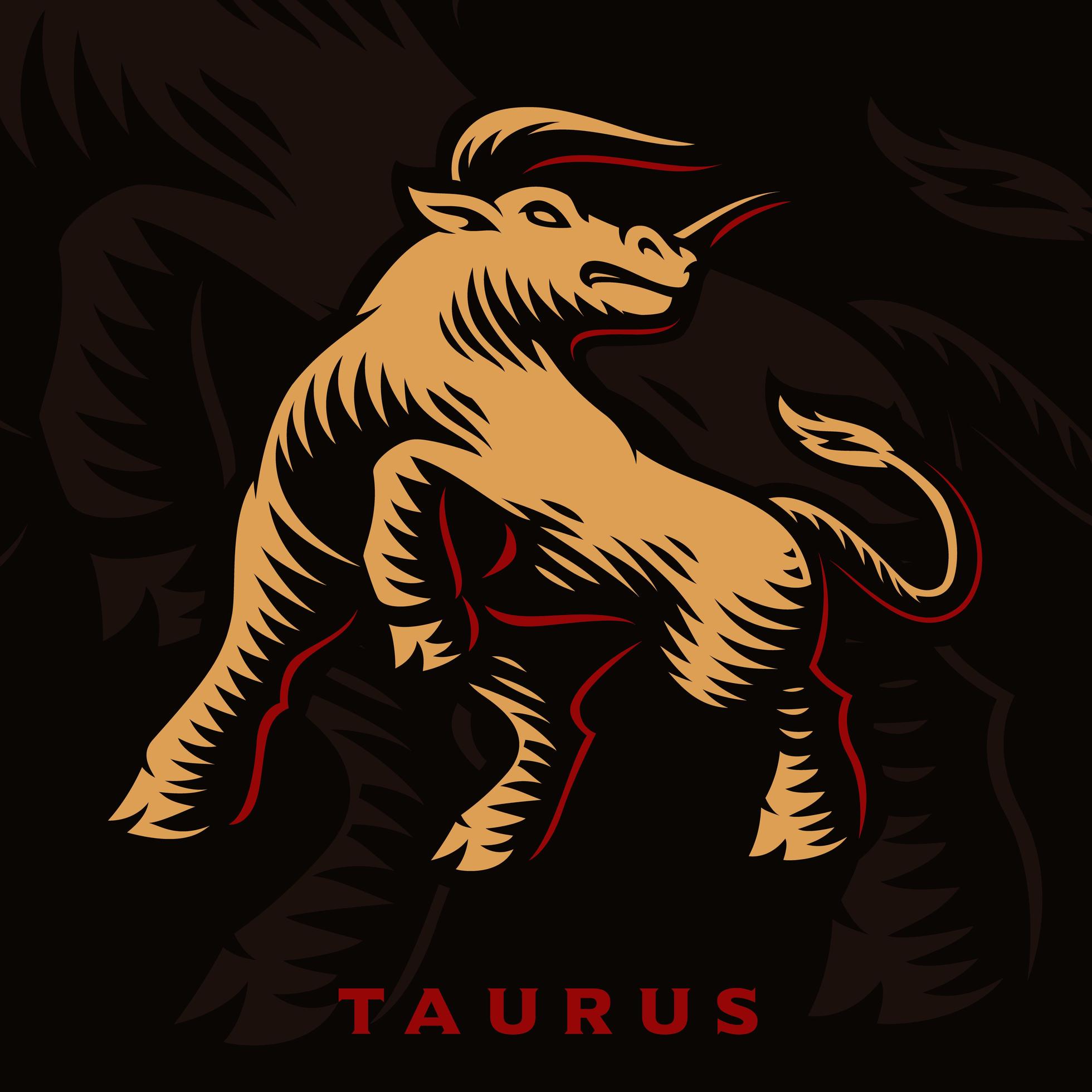 Taurus zodiac sign 1418368 Vector Art at Vecteezy