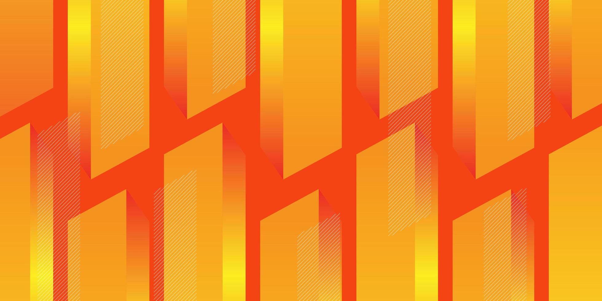 Fondo moderno de formas angulares verticales naranja vector