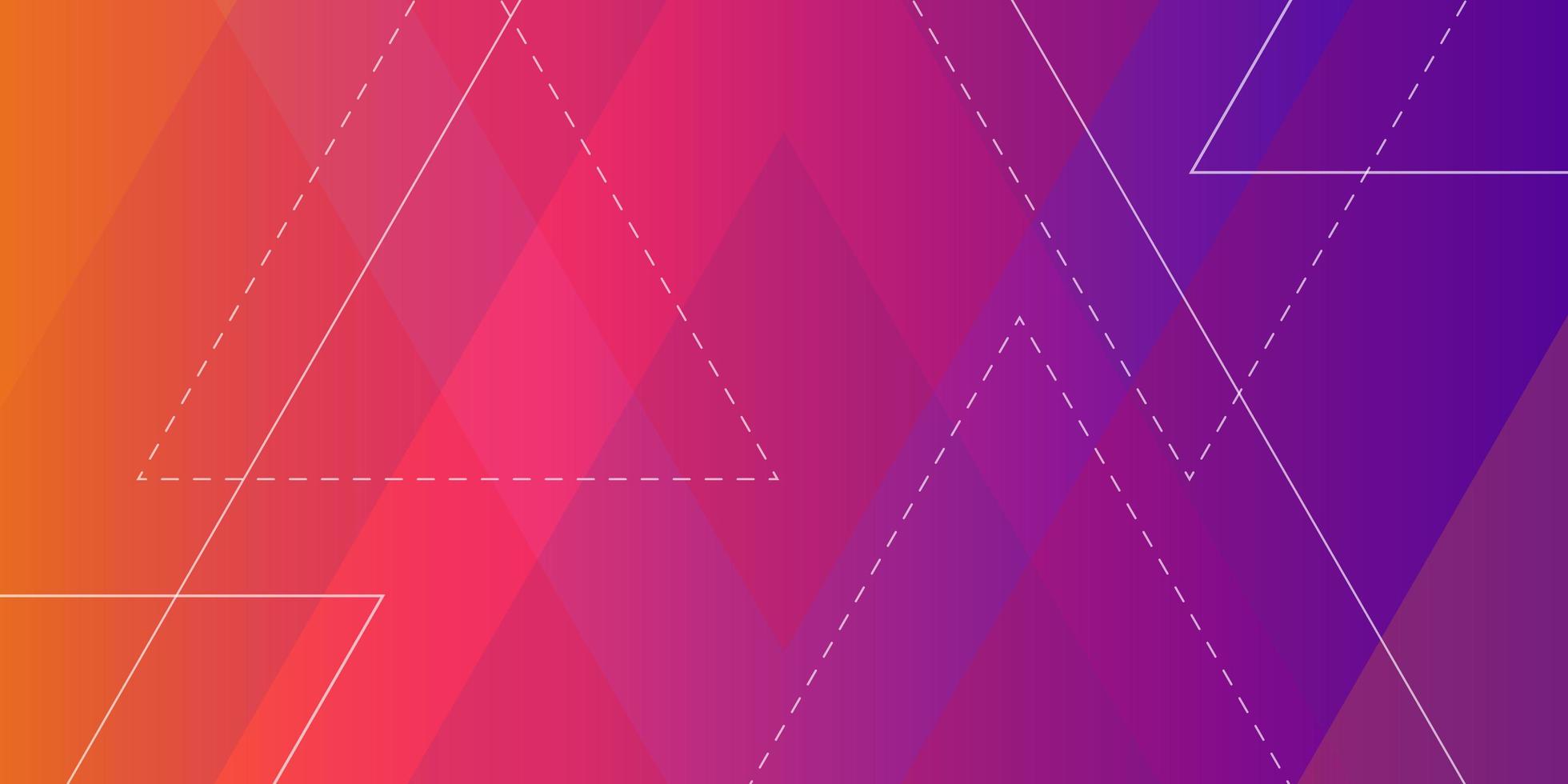 Modern gradient polygon shapes template vector