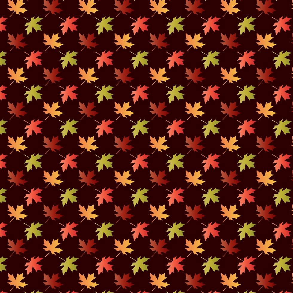 Maple leaf pattern vector