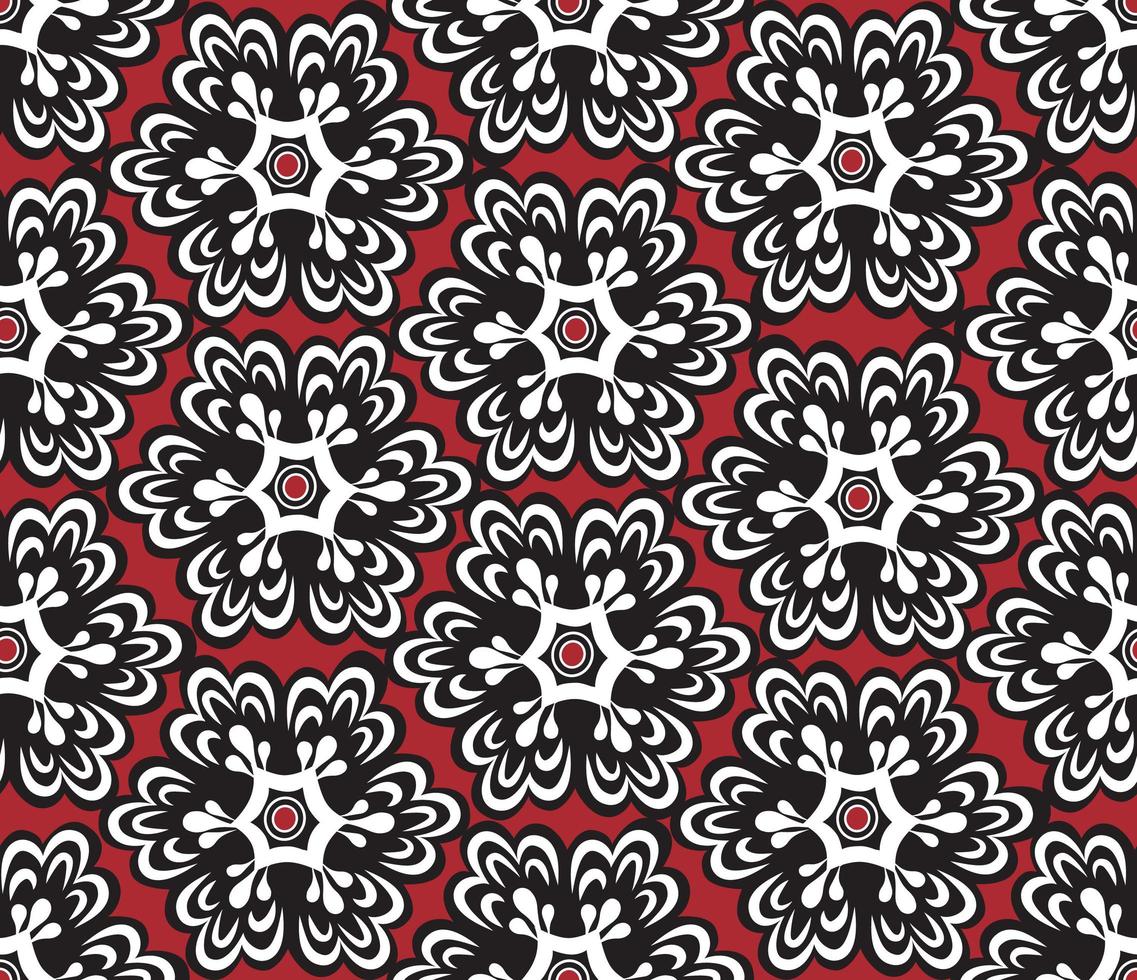 Floral oriental seamless ornament pattern vector