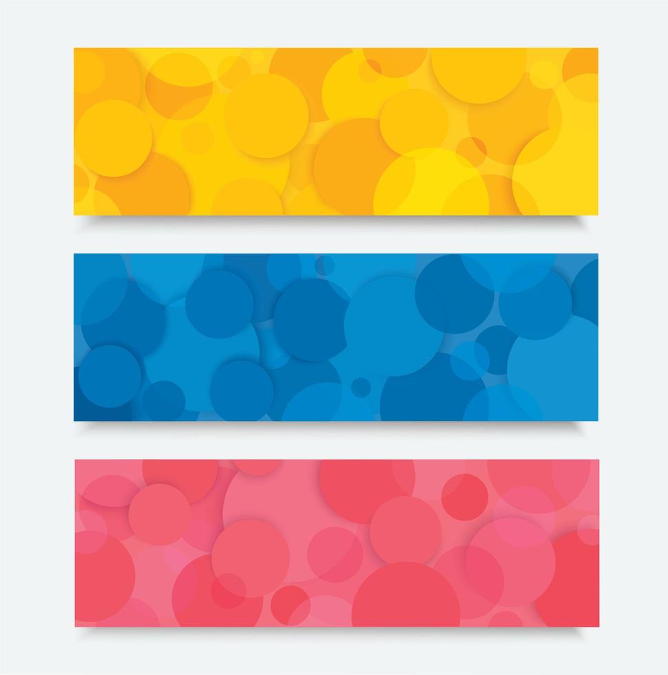 Abstract yellow, blue and red background vector