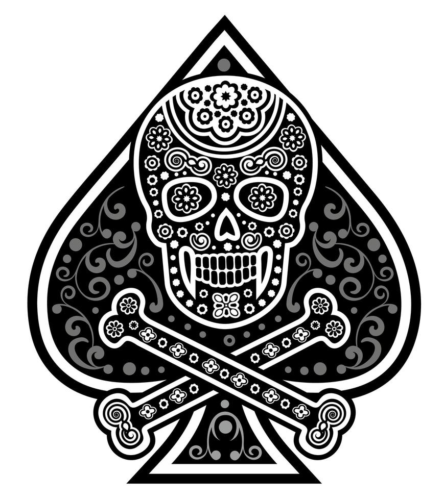 Ace of spades 1419744 Vector Art at Vecteezy