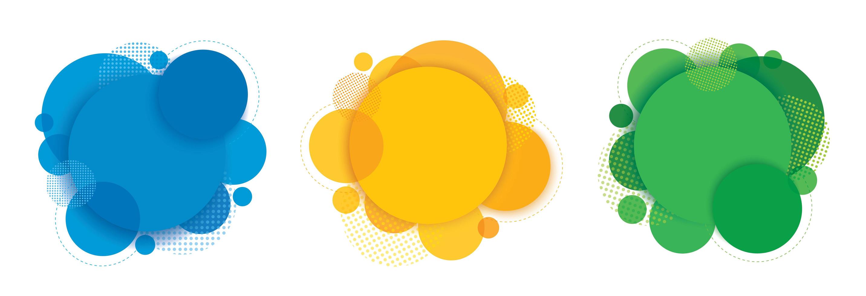Modern colorful template background vector