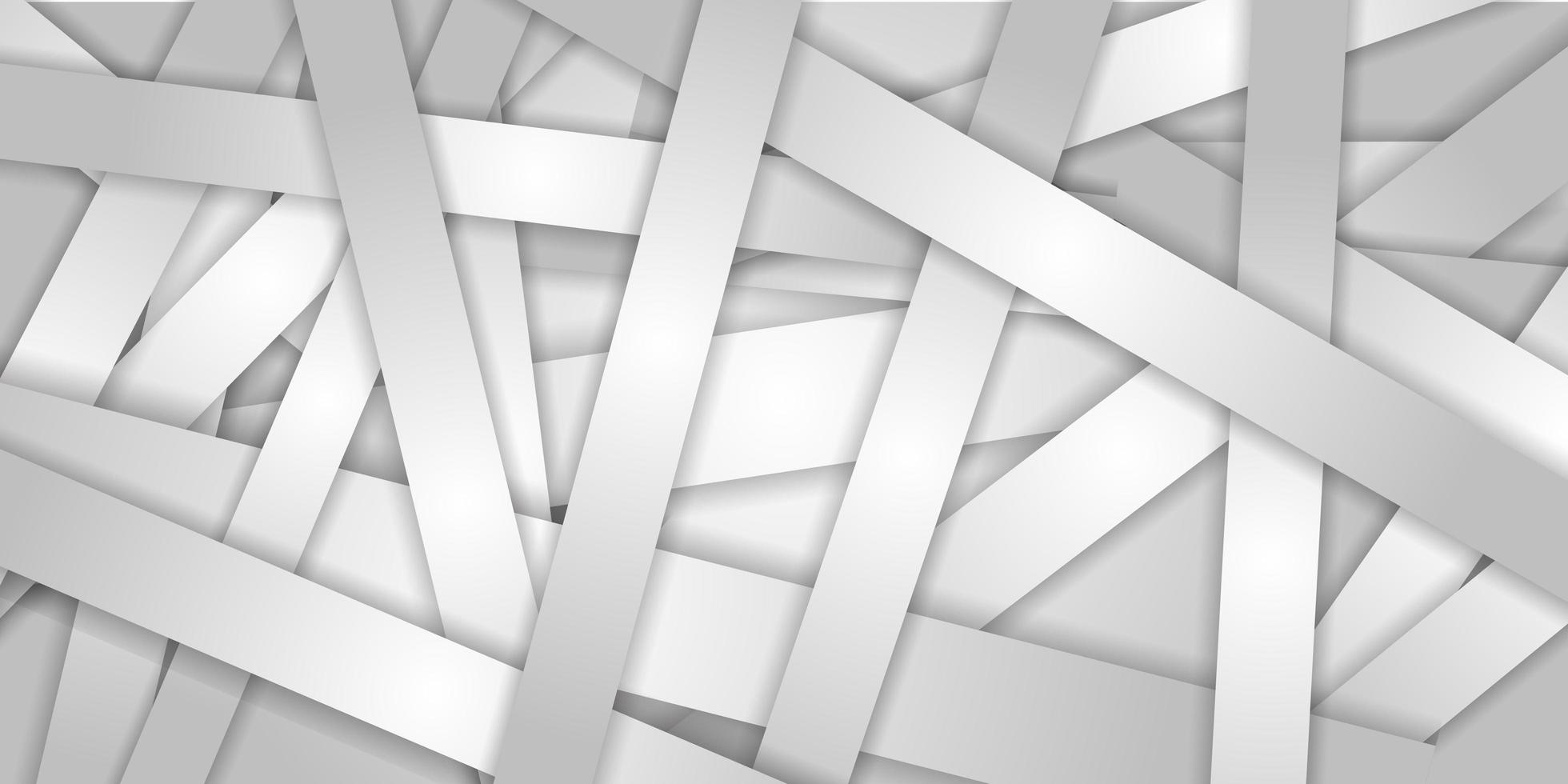 Monotone abstract banner design vector