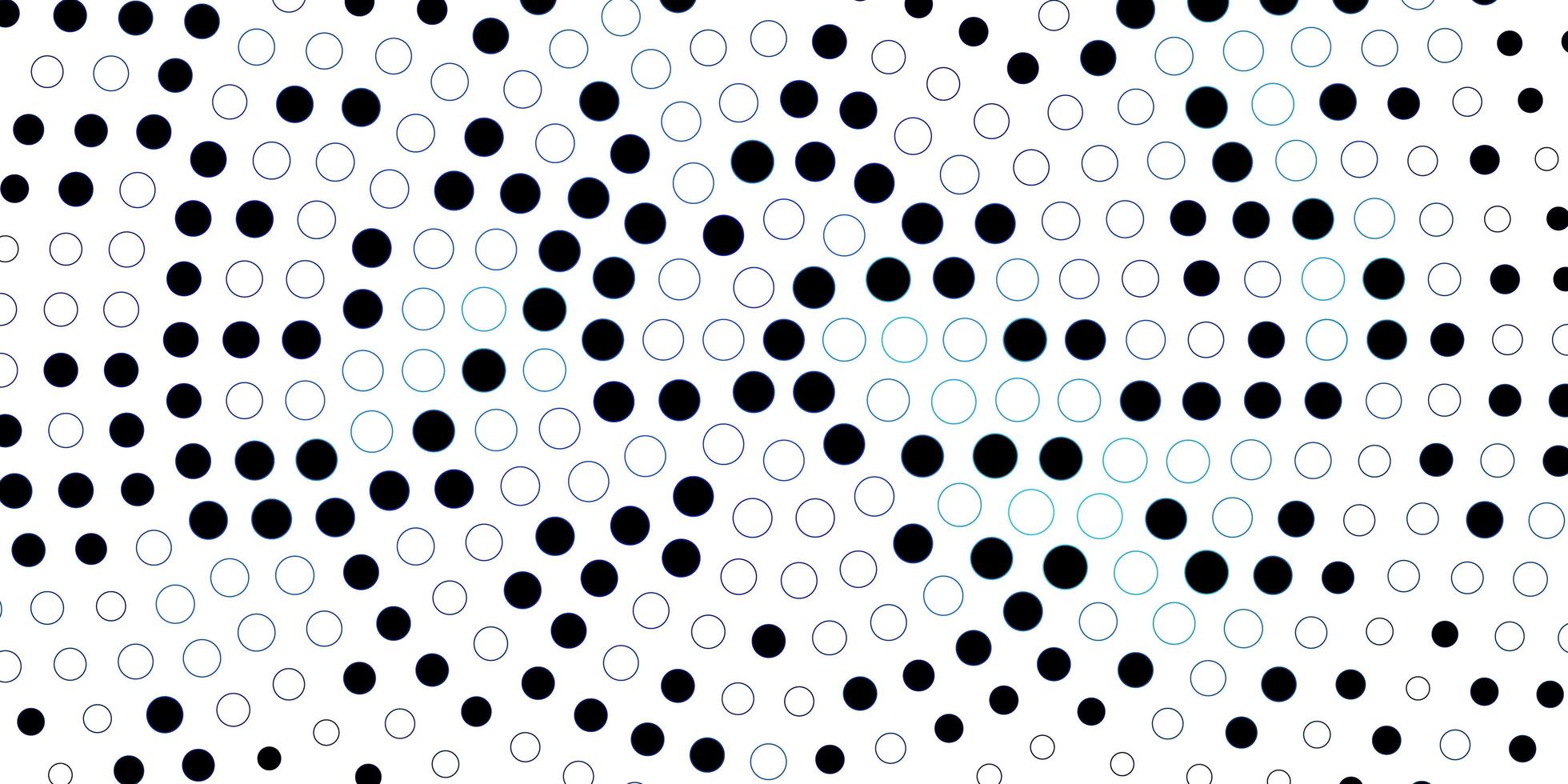 Dotted pattern with dark and outlined spheres. vector