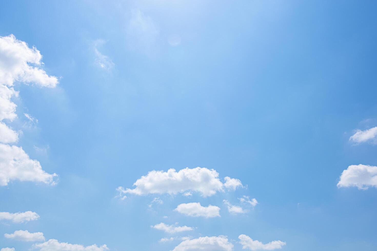 Blue sky and clouds photo